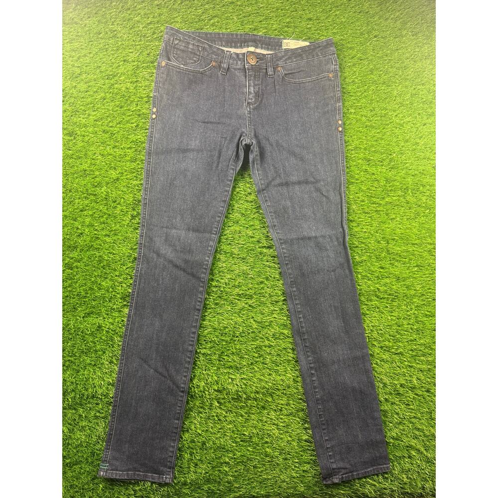 DC Shoes Legging Stretch Rinse Denim Jeans Women's Sz 30 Skinny Blue Y2K VTG